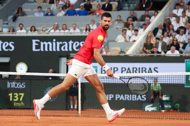 TENNIS : Roland Garros 2025 - Internationaux de France - 31 05 2025 Filip Misolic (AUT) Vs Novak Djokovic (SRB) ParisFrance  Copyright: xMichtofx