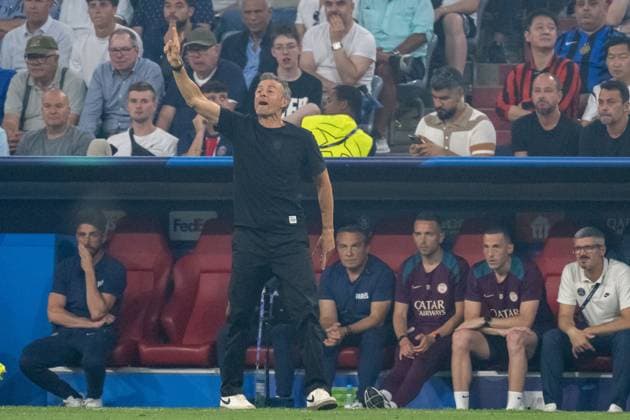 Luis Enrique Paris Saint Germain, Coach, Head Coach gestures GER, Paris Saint Germain vs Inter Milan, Football, Men, UEFA Champions League Final Muenchen 2025, Season 2024 2025, 31 05 2025, GER, Paris Saint Germain vs Inter Milan, Football, Men, UEFA Champions League Final Muenchen 2025, Season 2024 2025, 31 05 2025 Muenchen Copyright: xEibner-Pressefoto WolfgangxFrankx EP_WFK