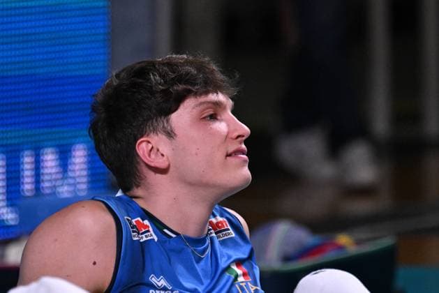 LucaPorro ( Italy )during the match Italia vs Iran at Kioene Arena Padova - 31may2025 ( ITALVOLLEY BPER TEST MATCH MEMORIAL PASINATO )  Copyright: xDuilioxDellaxLibera IPAxSportx xipa-agency.netx xx IPA_58462301 IPA_Agency_IPA58462301