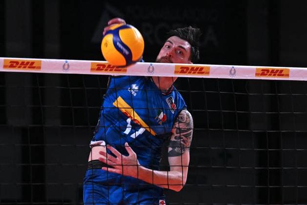 Simone Anzani ( Italy ) during the match Italia vs Iran at Kioene Arena Padova - 31may2025 ( ITALVOLLEY BPER TEST MATCH MEMORIAL PASINATO )  Copyright: xDuilioxDellaxLibera IPAxSportx xipa-agency.netx xx IPA_58462314 IPA_Agency_IPA58462314