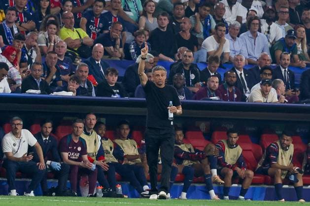 PSG s Head Coach Luis Enrique gestures during the 2025 Soccer Champions League Final Match between Paris Saint-Germain FC vs Inter - Internazionale at the Munich Football Arena in Munich, Germany, 31 May 2025  Copyright: xFabrizioxCarabelli IPAxSportx xipa-agency.netx xx IPA_58463266 IPA_Agency_IPA58463266