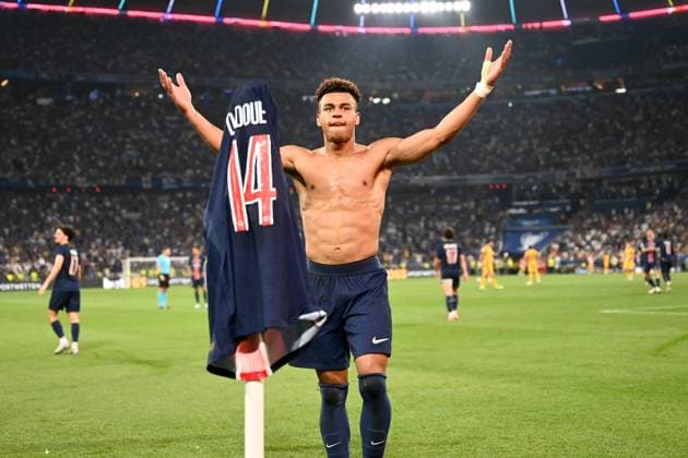 Paris Saint-Germain v Inter Milan - UEFA Champions League 2024 2025, Final 14 Desire DOUE (psg) during the UEFA Champions League 2024 2025, final match between Paris and Inter at Allianz Arena on May 31, 2025 in Munich, Germany. Munich Allemagne  Copyright: xFEPx 776328581