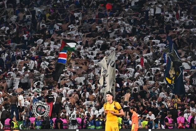 Champions League final Paris Saint Germain-Inter Paris Saint Germain fans during Champions League final Paris Saint Germain-Inter at Allianz stadium,Munich,Deutschland, May 31th, 2025. Imago-Images Emmefoto Copyright: xImago-Images Emmefotox