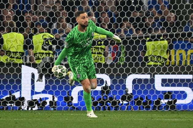 31 05 2025, xsltx, Football UEFA Champions League Final 2025, Paris St Germain Inter Milan v l Gianluigi Donnarumma Paris St Germain DFL DFB REGULATIONS PROHIBIT ANY USE OF PHOTOGRAPHS as IMAGE SEQUENCES and or QUASI VIDEO Muenchen