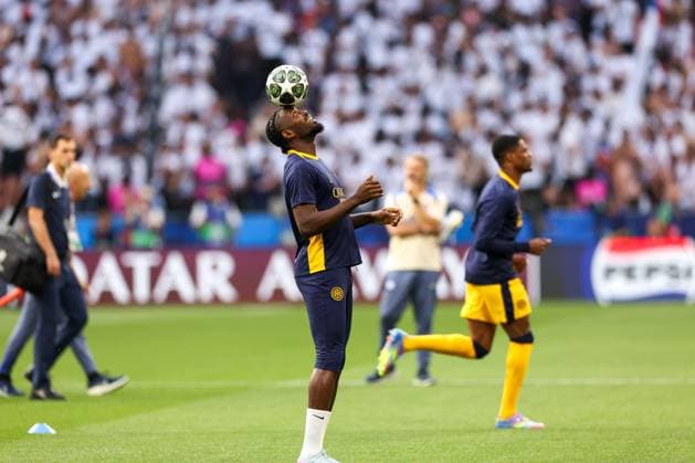 Champions League final football match between Internazionale Milano vs of FC Paris Saint-Germain During the UEFA Champions League final in Munich on 31 05 2025 between Internazionale Milano vs FC Paris Saint-Germain at the Allianz Arena in Munich. In photo: Marcus Thuram of FC Internazionale Munich stadio Allianz Arena Bavaria Germania Copyright: xFABIOxSASSOxFabioxSassox Napoli Cagliari2025_05_31Fabio Sasso6261