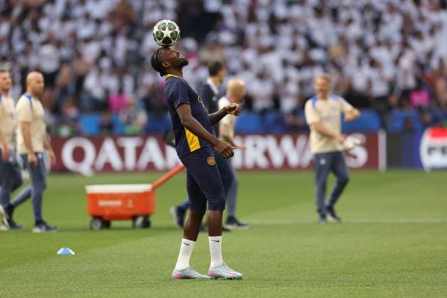 May 31, 2025, Munich, Bavaria, Germania: During the UEFA Champions League final in Munich on 31 05 2025 between Internazionale Milano vs FC Paris Saint-Germain at the Allianz Arena in Munich..In photo: Marcus Thuram of FC Internazionale Munich Germania - ZUMAs236 20250531_aap_s236_053 Copyright: xFabioxSassox