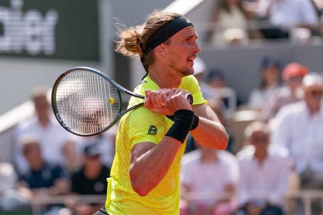 2025-05-31 French Open Roland Garros PARIS, FRANCE - MAY 31: Alexander Zverev of Germany during the French Open at Roland Garros on May 31, 2025 in Paris, France. Paris Roland Garros France Content not available for redistribution in The Netherlands directly or indirectly through any third parties. Copyright: xMarleenxFouchierx