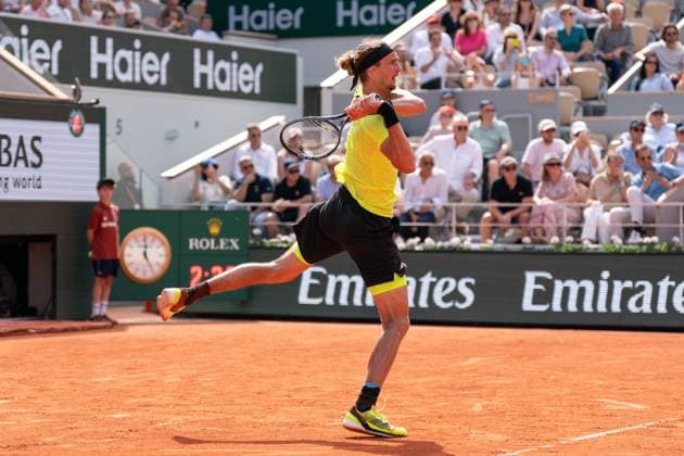 2025-05-31 French Open Roland Garros PARIS, FRANCE - MAY 31: Alexander Zverev of Germany during the French Open at Roland Garros on May 31, 2025 in Paris, France. Paris Roland Garros France Content not available for redistribution in The Netherlands directly or indirectly through any third parties. Copyright: xMarleenxFouchierx