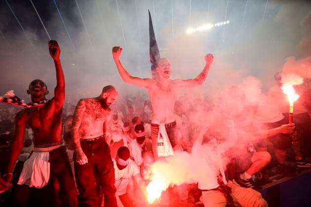 FOOTBALL : PSG vs Inter de Milan- Finale Ligue des Champions MUNCHEN, 31 05 2025, Allianz Arena Ambiance avec des supporters de PSG  Copyright: xx