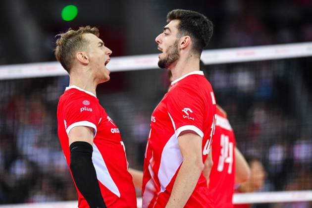 2025.05.31 Gliwice Siatkowka Mezczyzn Turniej towarzyski Silesia Cup Sezon 2025 Polska - Niemcy --- POLAND v GERMANY N z Artur Szalpuk, Kewin Sasak, radosc Foto Marcin Bulanda PressFocus 2025.05.31 Gliwice Volleyball Men Tournament Friendly Season 2025 Polska - Niemcy Artur Szalpuk, Kewin Sasak, radosc Credit: Marcin Bulanda PressFocus NEWSPIX.PL --- newspix.pl 