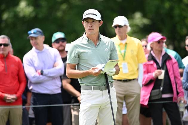 PGA, Golf Herren 2025: The Memorial Tournament MAY 31 May 31, 2025: Collin Morikawa (USA) on the 1st hole during Round 3 of the Memorial Tournament in Dublin, Ohio. Brent Clark Cal Media (Credit Image: Â Brent Clark Cal Sport Media) Dublin Oh USA EDITORIAL USE ONLY Copyright: xx ZUMA-20250531_zma_c04_135.jpg BrentxClarkx csmphotothree388695