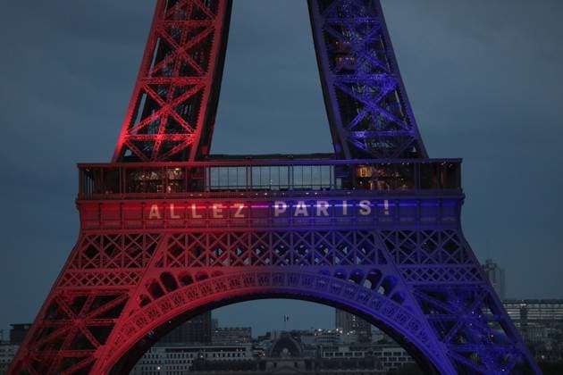 UEFA Champions League final match: Paris Saint-Germain v Inter Milan PARIS, FRANCE - MAY 31: Eiffel Tower is illuminated after PSG s goal during UEFA Champions League final match between Paris Saint-Germain and Inter Milan, in Paris, France on May 31, 2025. Mohamad Salaheldin Abdelg Alsayed Anadolu Paris France. Editorial use only. Please get in touch for any other usage.  Copyright: x2025xAnadoluxMohamadxSalaheldinxAbdelgxAlsayedx