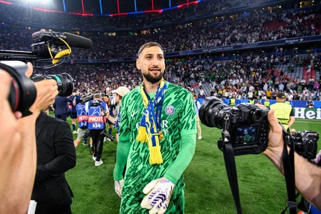 Football, Gianluigi Donnarumma before transfer from Paris Saint Germain to Manchester City, archive pictures