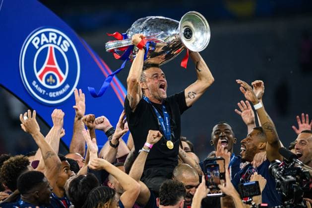 MUNICH, GERMANY - 31 MAY, 2025: Luis Enrique - The final UEFA Champions League match Paris Saint-Germain, PSG vs FC Internazionale Milano, Inter at Allianz Arena.  Copyright: xVitaliixKliuievx