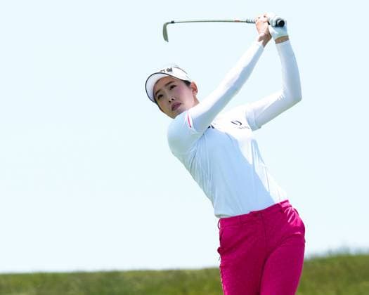 May 31, 2025, Madison, Wisconsin, USA: YEALIMI NOH of the United States hits a tee shot during the third round of the 2025 LPGA, Golf Damen U.S. Womens Open at Erin Hills Golf Course in Erin, Wis. Madison USA - ZUMAb262 20250531_znp_b262_030 Copyright: xJeffxM.xBrownx