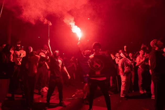 June 1, 2025, Paris, France, FRA: Outside the Parc des Princes, a sea of joy and fireworks: Paris Saint-Germain fans erupt in celebration after their teamÃ¢â‚¬â ¢s stunning 5-0 triumph over Inter Milan in Munich. With this historic victory, PSG becomes only the second French football clubÃ¢â‚¬after Olympique de Marseille in 1993Ã¢â‚¬to lift the UEFA Champions League trophy. A night of chants, flags, and tears of happiness marked a long-awaited moment for supporters across the capital. However, the festivities were marred by clashes between some groups of fans and the police, with several cars set on fire and tensions flaring in the surrounding streets. Paris FRA - ZUMAl224 0821126058st Copyright: xStefanoxLorussox