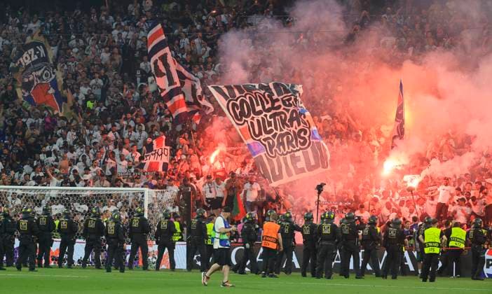 SOCCER - UEFA CL, PSG vs Inter MUNICH,GERMANY,31.MAY.25 - SOCCER - UEFA Champions League, final, Paris Saint-Germain vs FC Internazionale Milano. Image shows the rejoicing of PSG .  GEPAxpictures xWolfgangxGrebien