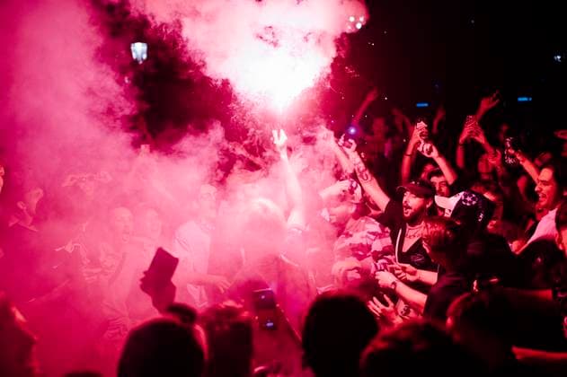 PSG-Inter Milan: after Paris won the Champions League final, there were scenes of jubilation in the capital, particularly in Repuplique where hundreds of fans gathered to celebrate the Parisian club s victory. - 01 06 2025 - France Paris Paris -  JanxSchmidt-Whitley LePictorium_0309441