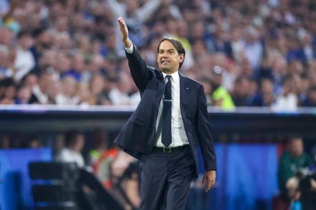 Coach Simone Inzaghi FC Internazionale Milano gestures, UEFA Champions League Final 2025, Paris Saint Germain and FC Internazionale Milano, Allianz Arena on May 31, 2025 in Munich, Germany Photo by Marco Steinbrenner DeFodi Images Coach Simone Inzaghi FC Internazionale Milano gestures, UEFA Champions League Final 2025, Paris Saint Germain and FC Internazionale Milano, Munich Football Arena, May 31, 2025 in Munich, Germany Photo by Marco Steinbrenner DeFodi Images