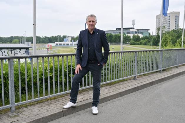 Frank Baumann Board Member Sport FC Schalke 04 01 06 2025, Soccer 2 Bundesliga, Introduction of Frank Baumann as Board Member Sport at FC Schalke 04 Photo Maik Hölter Team2 Gelsenkirchen Veltins Arena Nordrhein Westfalen Germany Team2