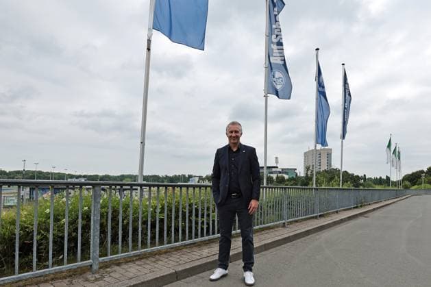 Introduction of FC Schalke 04 Chief Sports Officer Frank Baumann
