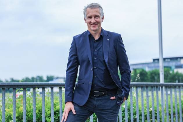 Presentation of Frank Baumann as Chief Sports Officer on 01 06 2025 at the VELTINS Arena in Gelsenkirchen Frank Baumann Chief Sports Officer Schalke xJRx
