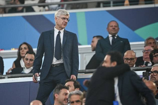 Arsene Wenger Looks on during the UEFA Champions League Final 2025 between Paris Saint Germain and FC Internazionale Milano at Munich Football Arena on May 31, 2025 in Munich, Germany Photo by Harry Langer DeFodi Images