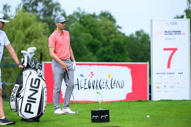 GOLF - Austrian Alpine Open HENNDORF,AUSTRIA,01.JUN.25 - GOLF - DP World Tour, Austrian Alpine Open, Golfclub Gut Altentann. Image shows Matthias Schwab (AUT).  GEPAxpictures xChristianxMoser