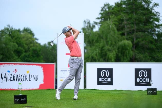 GOLF - Austrian Alpine Open HENNDORF,AUSTRIA,01.JUN.25 - GOLF - DP World Tour, Austrian Alpine Open, Golfclub Gut Altentann. Image shows Matthias Schwab (AUT).  GEPAxpictures xChristianxMoser