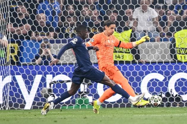 Ousmane Dembele Paris Saint Germain and goalkeeper Yann Sommer FC Internazionale Milano battle for the ball during the UEFA Champions League Final 2025 between Paris Saint Germain and FC Internazionale Milano at Munich Football Arena on May 31, 2025 in Munich, Germany Photo by Harry Langer DeFodi Images