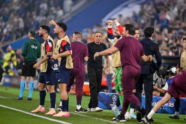 Coach Luis Enrique Paris Saint Germain Looks on during the UEFA Champions League Final 2025 between Paris Saint Germain and FC Internazionale Milano at Munich Football Arena on May 31, 2025 in Munich, Germany Photo by Harry Langer DeFodi Images