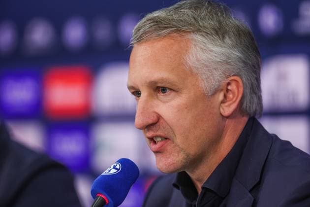 01 06 2025, Football, Season 2024 2025, 2 Bundesliga, Presentation of Frank Baumann, Chief Sports Officer Frank Baumann FC Schalke 04 Gelsenkirchen Veltins Arena NRW Germany xRHR FOTOx Copyright: RHR-FOTOx RHR-FOTO