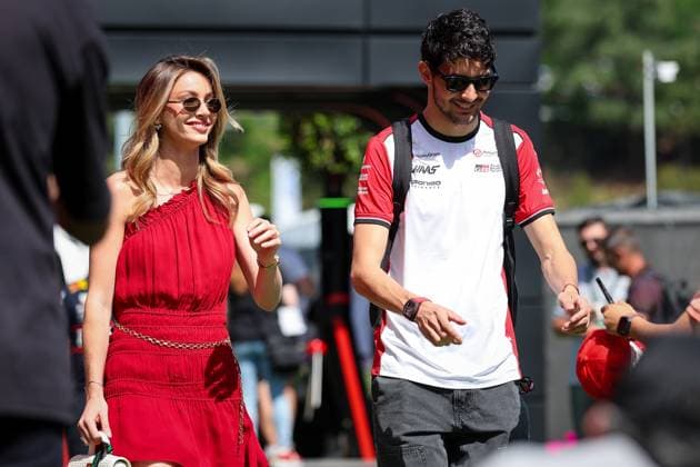 Esteban Ocon of France and Haas F1 team walks in the paddock with his girlfriend, Flavy Barla , Race, F1 Grand Prix of Spain, am 01 June 2025 in Barcelona, Spain Photo by Diogo Cardoso DeFodi Images Esteban Ocon of France and Haas F1 team walks in the paddock with his girlfriend, Flavy Barla , Race, F1 Grand Prix of Spain, Circuit de Barcelona Catalunya on June 1, 2025 in Barcelona, Spain Photo by Diogo Cardoso DeFodi Images