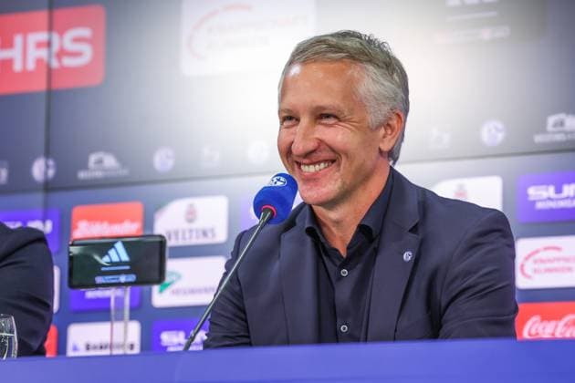 01 06 2025, Football, Season 2024 2025, 2 Bundesliga, Presentation of Frank Baumann, Chief Sports Officer Frank Baumann FC Schalke 04 Gelsenkirchen Veltins Arena NRW Germany xRHR FOTOx Copyright: RHR-FOTOx RHR-FOTO