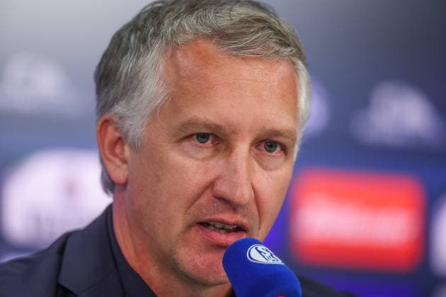 01 06 2025, Football, Season 2024 2025, 2 Bundesliga, Presentation of Frank Baumann, Chief Sports Officer Frank Baumann FC Schalke 04 Gelsenkirchen Veltins Arena NRW Germany xRHR FOTOx Copyright: RHR-FOTOx RHR-FOTO