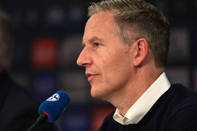 Axel Hefer Chairman of the Supervisory Board of FC Schalke 04 at the presentation of the new FC Schalke 04 Chief Sports Officer Frank Baumann