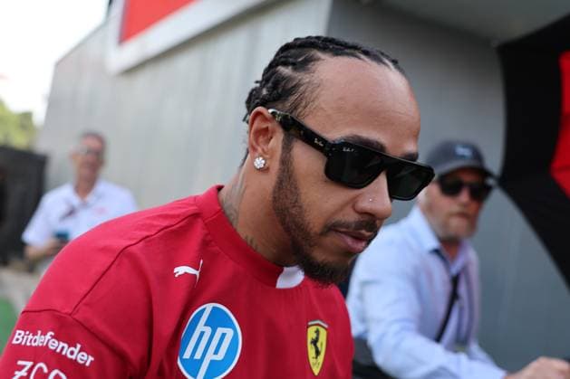 Lewis Hamilton Scuderia Ferrari HP, 44 , Race day, ESP, Formula 1 World Championship, Aramco Grand Prix of Spain, Circuit de Barcelona Catalunya, 2025 season, 01 06 2025 ITA, Formula 1 World Championship, Spanish Grand Prix, 01 06 2024 Barcelona Copyright: xEibner-Pressefoto AnnikaxGrafx EP_AGF