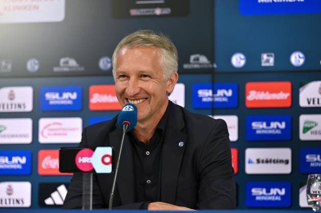 Frank Baumann Board Member Sport FC Schalke 04 01 06 2025, Soccer 2 Bundesliga, Introduction of Frank Baumann as Board Member Sport at FC Schalke 04 Photo Maik Hölter Team2 Gelsenkirchen Veltins Arena Nordrhein Westfalen Germany Team2
