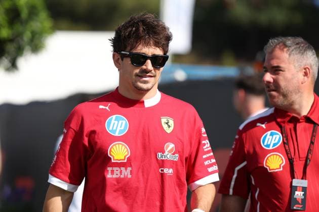 01 06 2025, xrarjax, Motorsport FIA Formula 1, Spanish Grand Prix 2025 v l Charles Leclerc Ferrari starting number 16 FIA REGULATIONS PROHIBIT ANY USE OF PHOTOGRAPHS as IMAGE SEQUENCES and or QUASI VIDEO Barcelona .