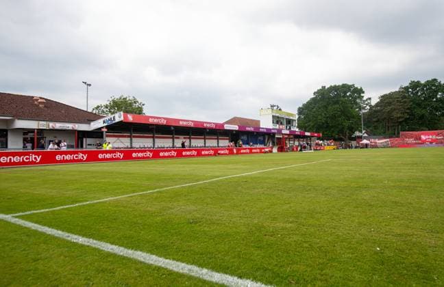 Fußball, Herren, Saison 2024 2025, Aufstiegsspiele zur 3. Liga (Rückspiel), TSV Havelse - 1. FC Lok Leipzig, Blick in das Stadion, 01.06. 2025, *** Soccer, Men, Season 2024 2025, Promotion match to 3 Liga second leg , TSV Havelse 1 FC Lok Leipzig, View into the stadium, 01 06 2025, Copyright: xSebastianxRäppold MatthiasxKochx