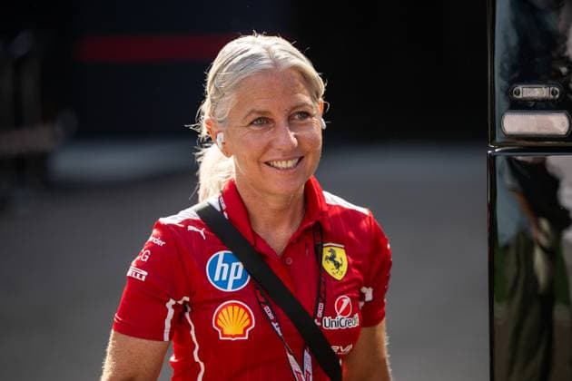 Angela Cullen Scuderia Ferrari, Physiotherapist , ESP, Formula 1 World Championship, Aramco Grand Prix of Spain, Circuit de Barcelona Catalunya, Race, 2025 season, 01 06 2025 ESP, Formula 1 World Championship, Aramco Grand Prix of Spain, Circuit de Barcelona Catalunya, Race, 2025 season, 01 06 2025 Barcelona Copyright: xEibner-Pressefoto Memmlerx EP_MMR