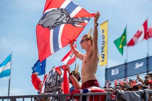 Pro Tour Beach volleyball, Beachvolleyball tournament, category Elite, took place in Ostrava, Czech Republic, on June 1, 2025. Anders Berntsen Mol, Christian Sandlie Sorum of Norway vs. Ondrej Perusic, David Schweiner of Czech Republic. (CTKxPhoto VladimirxPrycek) CTKPhotoP2025060102526  CTKPhotoP2025060102526