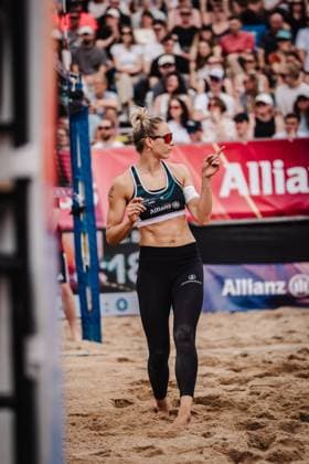 Beach Volleyball Women Allianz German Beach Tour 2025 Tourstop Hamburg 01 06 2025 Louisa Lippmann Hamburg Active City Arena Heiligengeistf Hamburg Germany