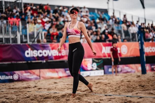 Beach Volleyball Women Allianz German Beach Tour 2025 Tourstop Hamburg 01 06 2025 Lisa Sophie Kotzan Hamburg Active City Arena Heiligengeistf Hamburg Germany