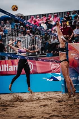 Beach Volleyball Women Allianz German Beach Tour 2025 Tourstop Hamburg 01 06 2025 Lisa Sophie Kotzan at the Attack Hamburg Active City Arena Heiligengeistf Hamburg Germany