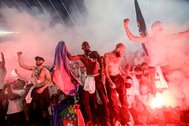 FOOTBALL : PSG vs Inter de Milan- Finale Ligue des Champions MUNCHEN, 31 05 2025, Allianz Arena Ambiance avec des supporters de PSG  Copyright: xx