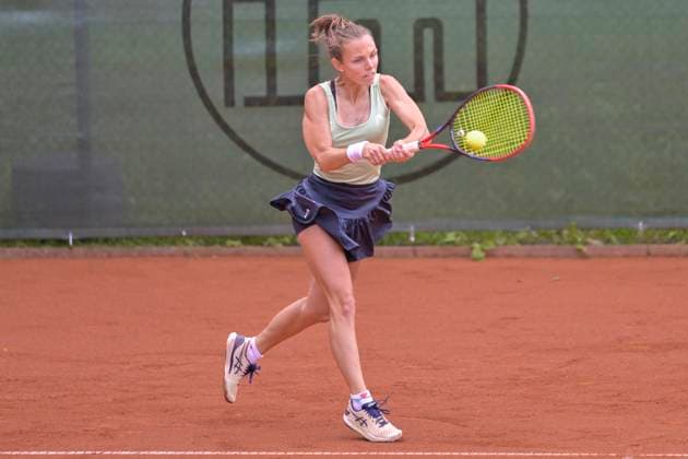 Pieri, Jessica ITA 01 06 2025 Tennis 1 Bundesliga Ladies, TC Bredeney vs GW Luitpoldpark Munich, Tennis Club Bredeney, Essen, Copyright: xpepphotox xPeterxEppingerx pep00321, pep_20250601_hm_47843