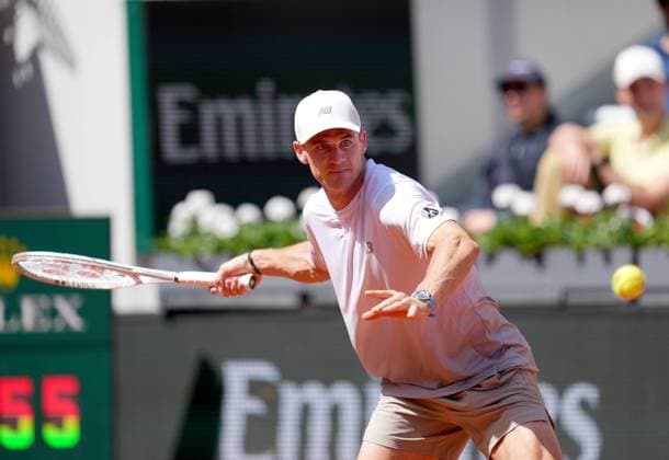 TENNIS - French Open 2025 PARIS,FRANCE,01.JUN.25 - TENNIS - ATP, Tennis Herren World Tour, French Open, Roland Garros, Grand Slam. Image shows Tommy Paul (USA).  GEPAxpictures xMichaelxRiedler
