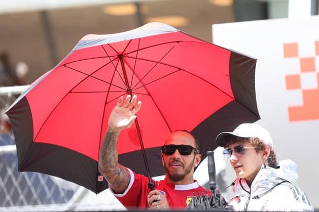 Lewis Hamilton of Great Britain and Scuderia Ferrari and Andrea Kimi Antonelli of Italy and Mercedes AMG Petronas F1 Team , Race, F1 Grand Prix of Spain, on 01 June 2025 in Barcelona, Spain Photo by Diogo Cardoso DeFodi Images Lewis Hamilton of Great Britain and Scuderia Ferrari and Andrea Kimi Antonelli of Italy and Mercedes AMG Petronas F1 Team , Race, F1 Grand Prix of Spain, Circuit de Barcelona Catalunya on June 1, 2025 in Barcelona, Spain Photo by Diogo Cardoso DeFodi Images