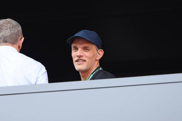 Thomas Tuchel, Coach, English national team, Race day, ESP, Formula 1 World Championship, Aramco Grand Prix of Spain, Circuit de Barcelona Catalunya, 2025 season, 01 06 2025 ITA, Formula 1 World Championship, Spanish Grand Prix, 01 06 2024 Barcelona Copyright: xEibner-Pressefoto AnnikaxGrafx EP_AGF